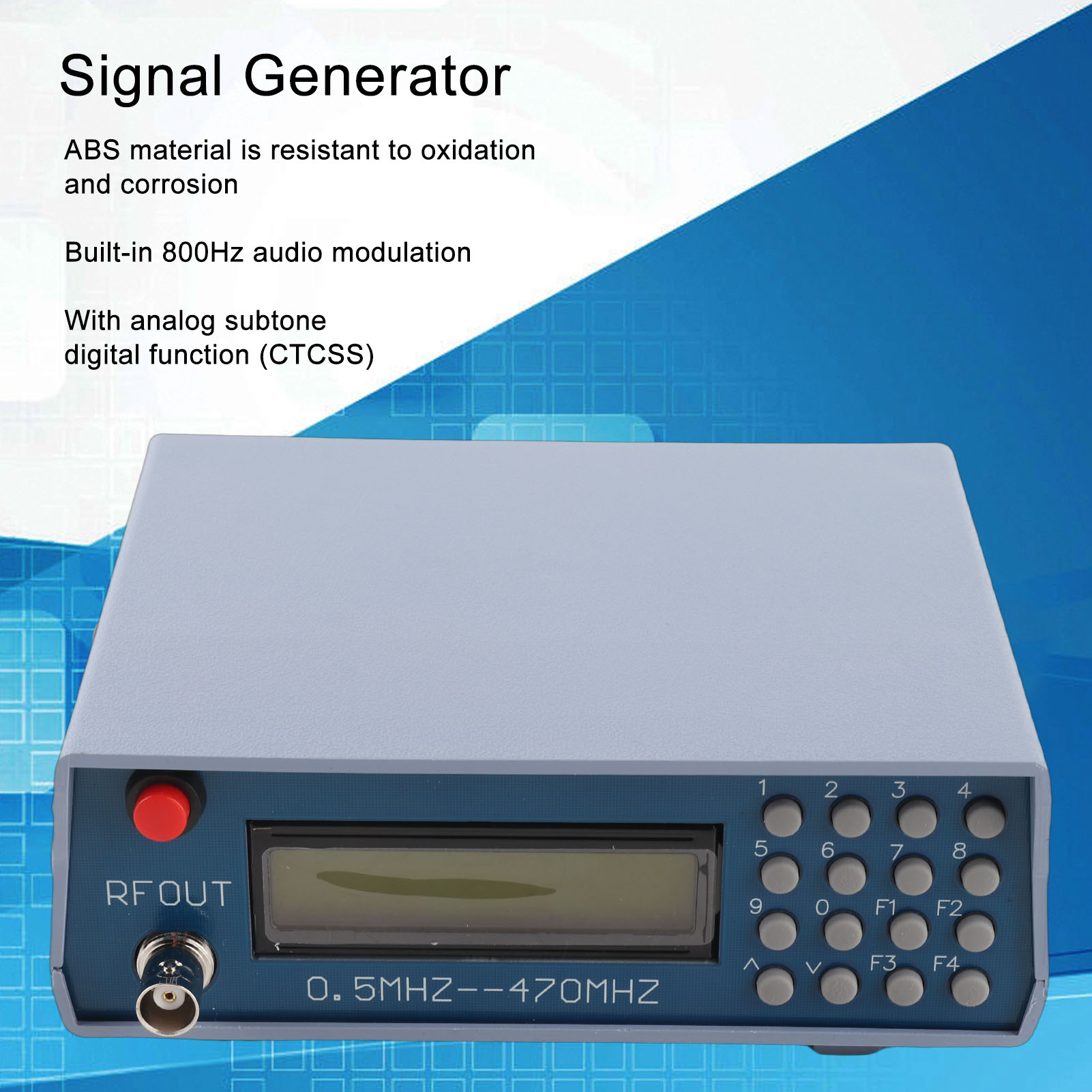 Fonksiyon Sinyal Üreteci RF Si - Rf Signal Generator 0.5Mhz To 470Mhz incelemesi ve fiyatı